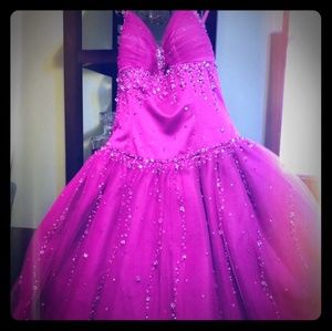 Magenta Sweet 16 dress !!